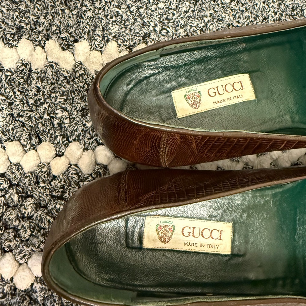 Gucci Men's Dark Brown Leather Loafers - Picture 3 of 6